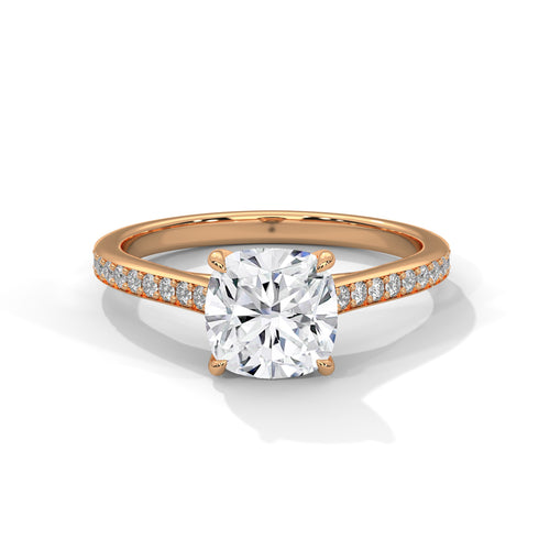 Load image 1 in gallery view. cushion-14k rose gold|cushion-18k rose gold