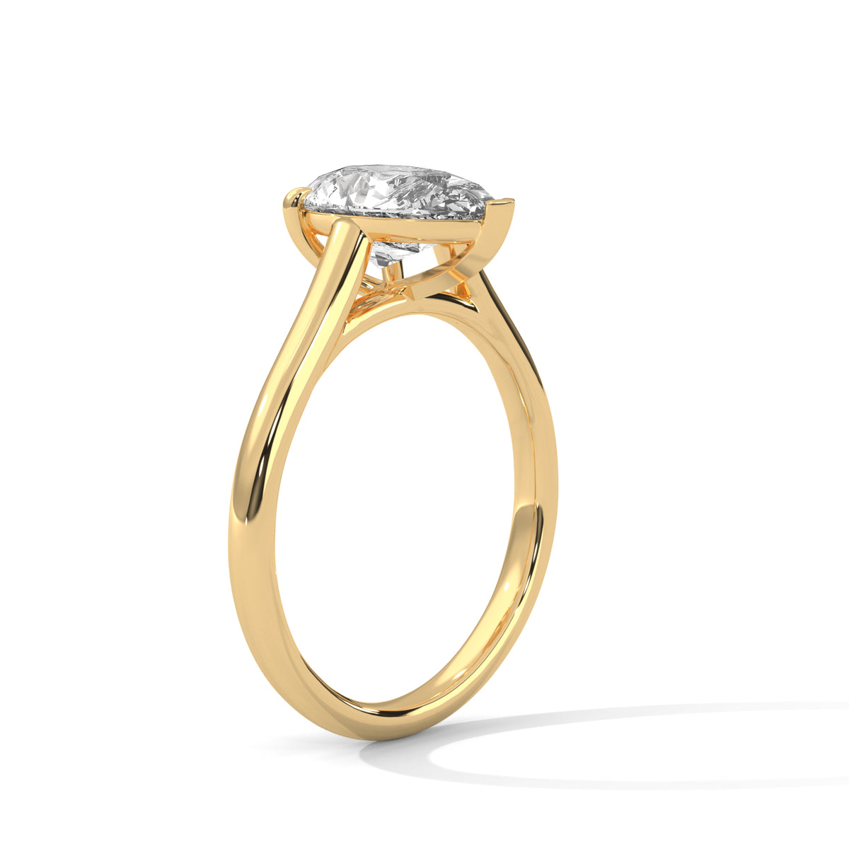 pear-14k yellow gold|pear-18k yellow gold