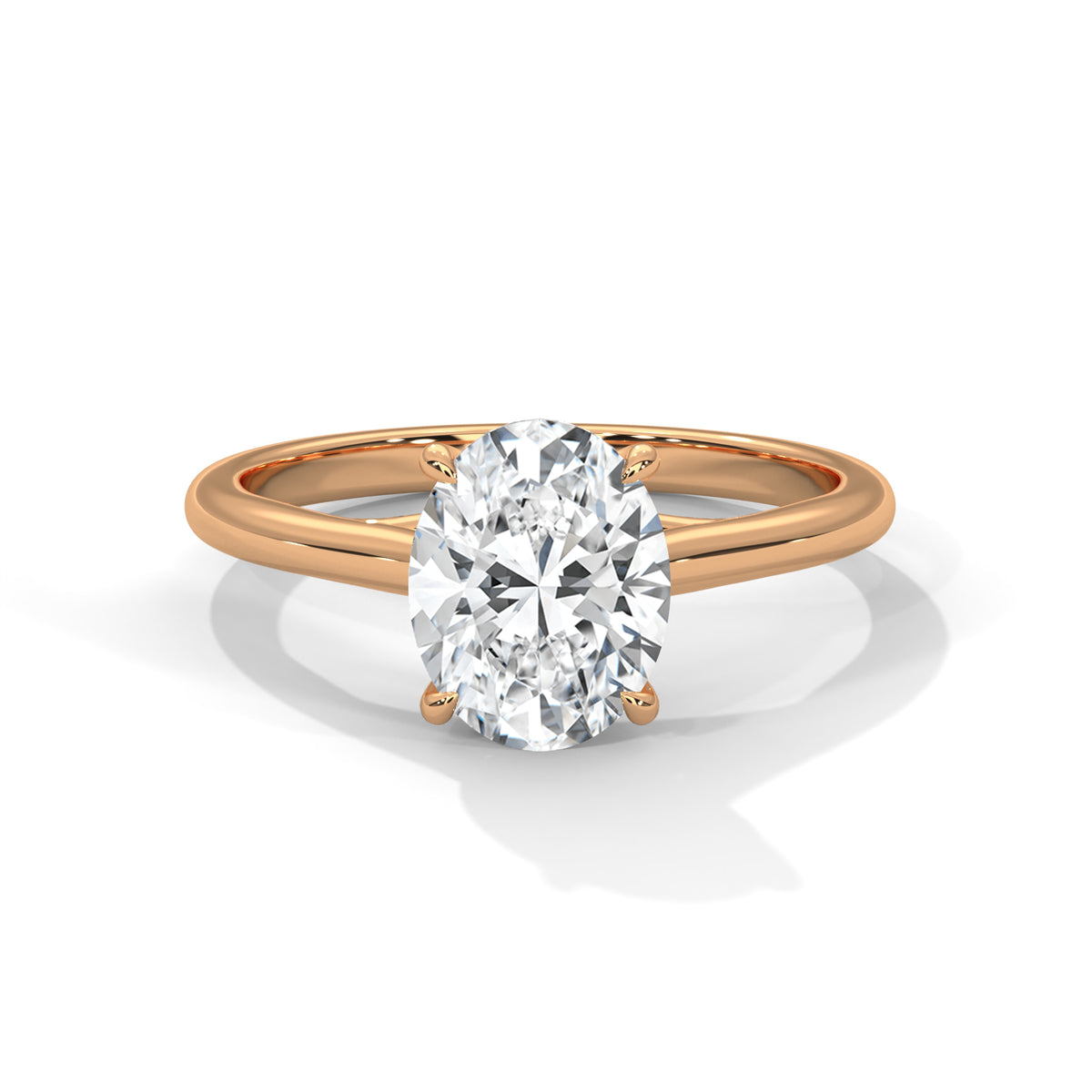 oval-14k rose gold|oval-18k rose gold
