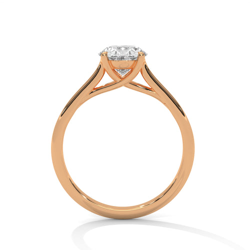 Load image 1 in gallery view. oval-14k rose gold|oval-18k rose gold