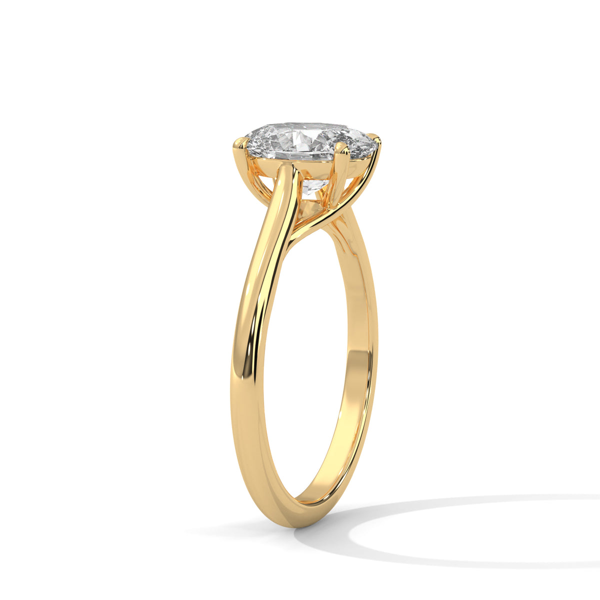 oval-14k yellow gold|oval-18k yellow gold