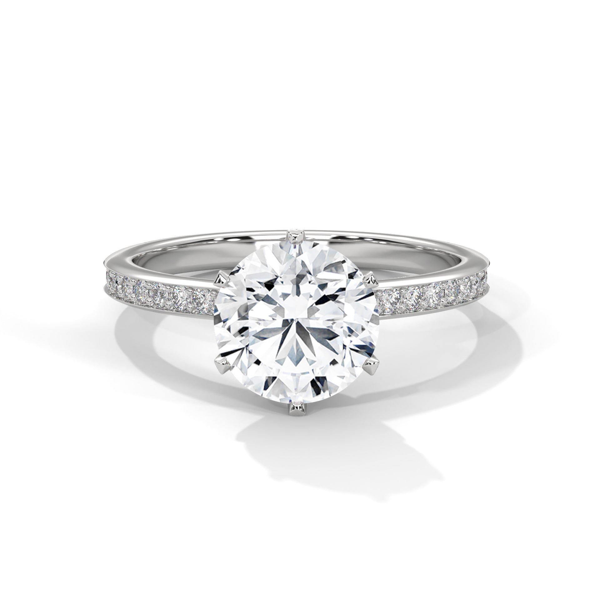 round-14k white gold|round-18k white gold|round-platinum