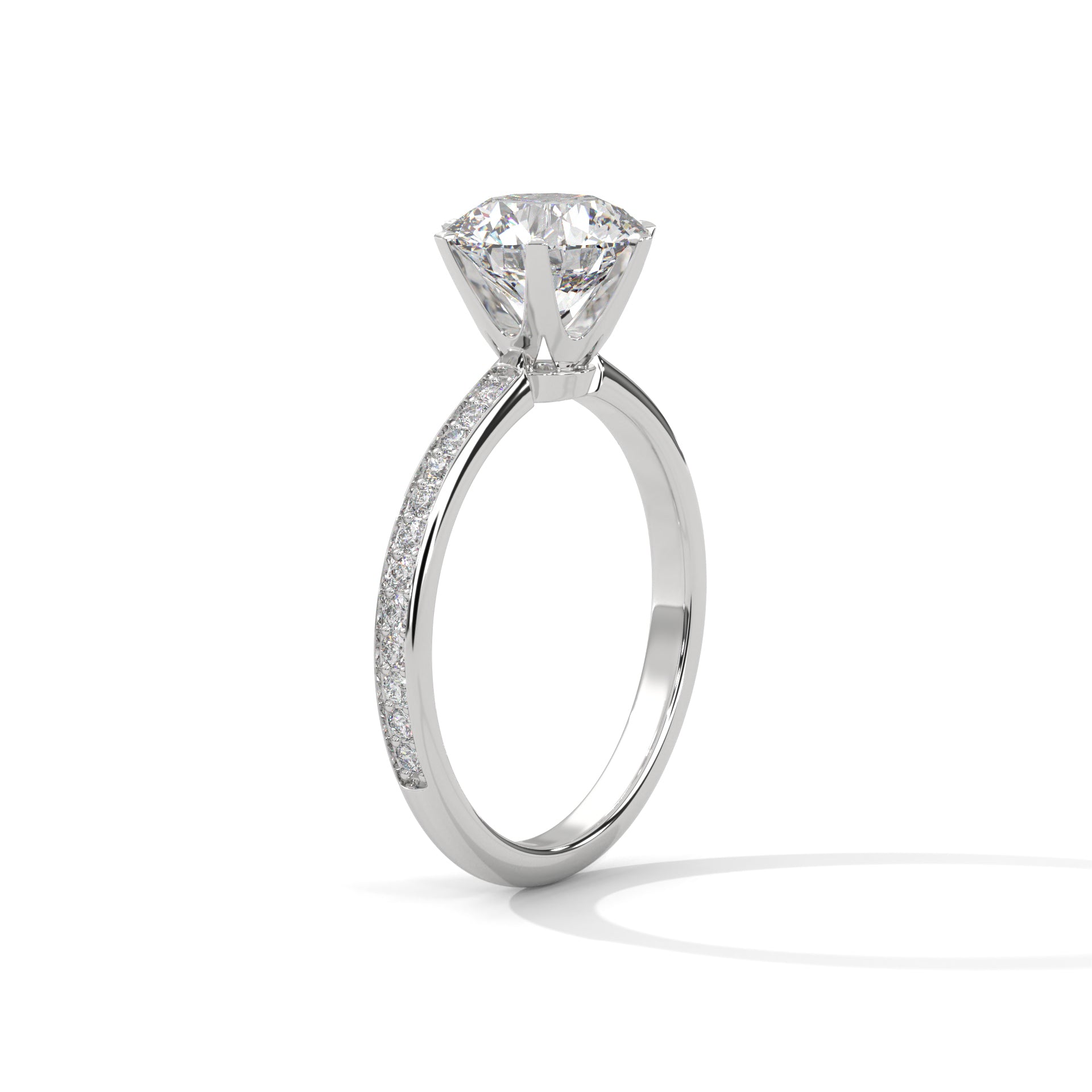 round-14k white gold|round-18k white gold|round-platinum