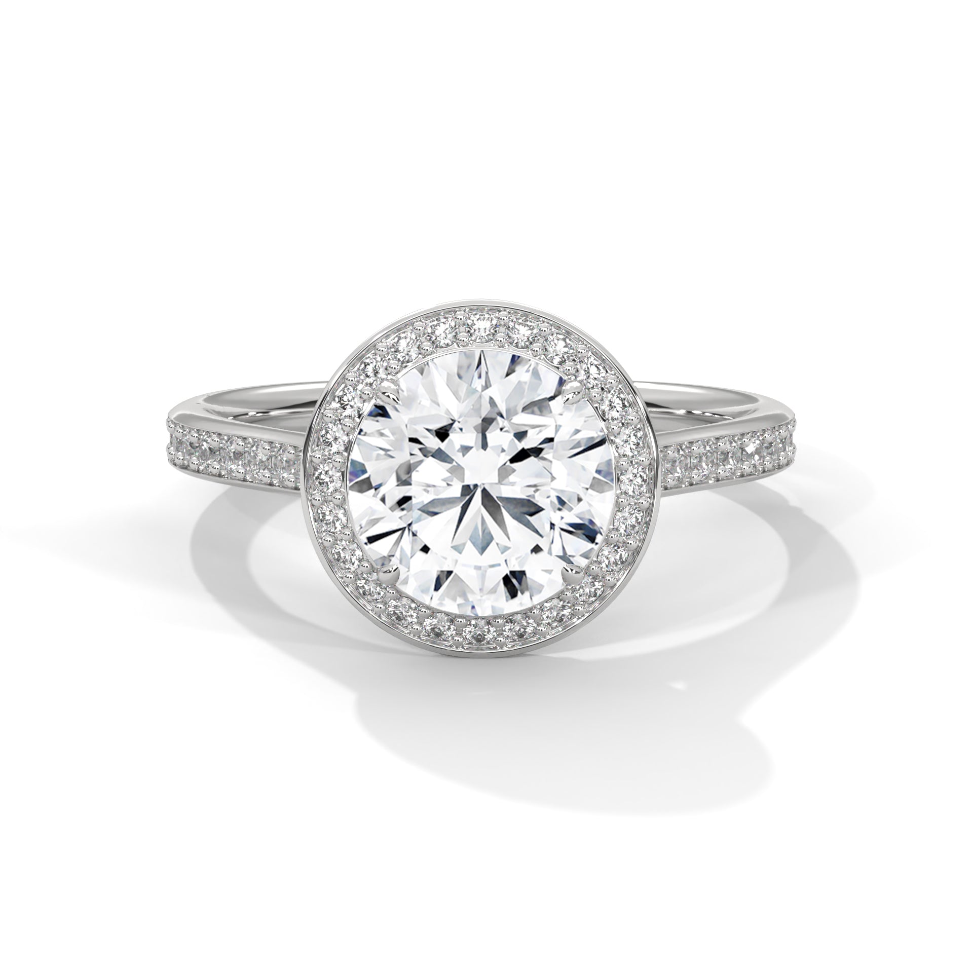 round-14k white gold|round-18k white gold|round-platinum
