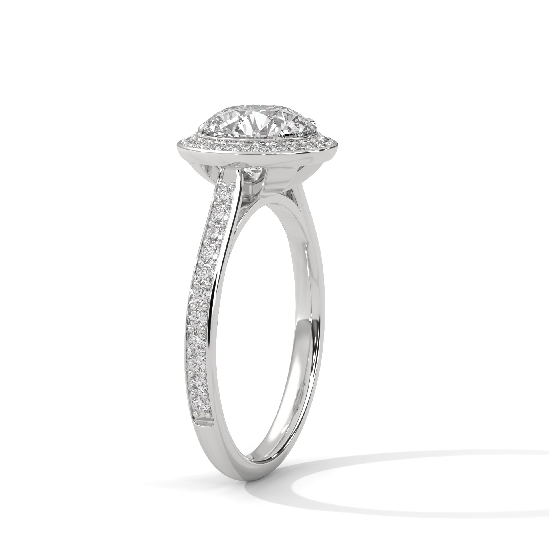round-14k white gold|round-18k white gold|round-platinum
