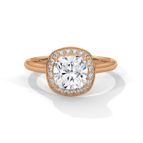 Load image 1 in gallery view. cushion-14k rose gold|cushion-18k rose gold