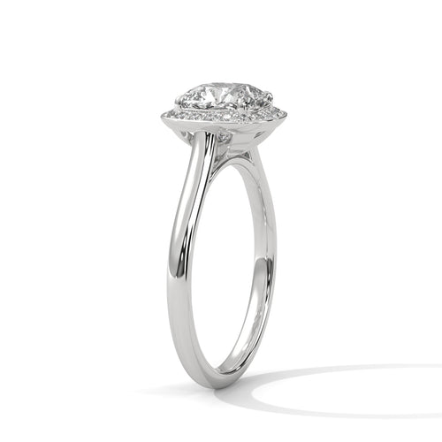 Load image 1 in gallery view. cushion-14k white gold|cushion-18k white gold|cushion-platinum