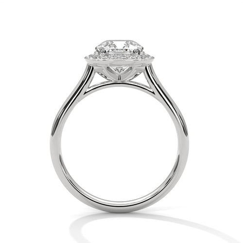 Load image 1 in gallery view. cushion-14k white gold|cushion-18k white gold|cushion-platinum