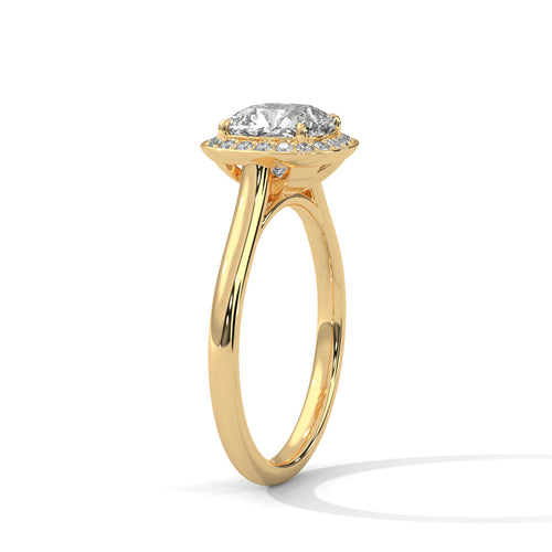 Load image 1 in gallery view. cushion-14k yellow gold|cushion-18k yellow gold