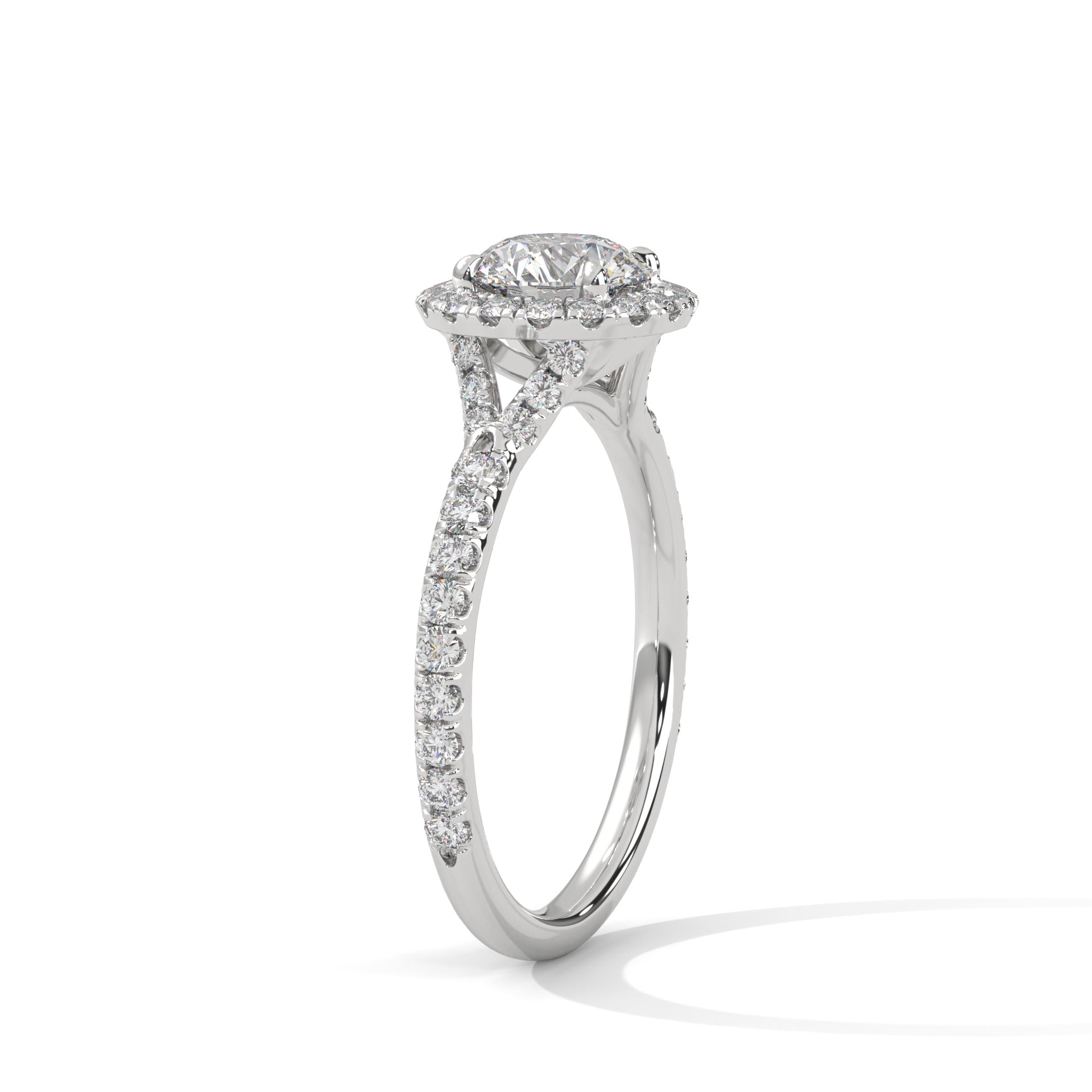 round-14k white gold|round-18k white gold|round-platinum