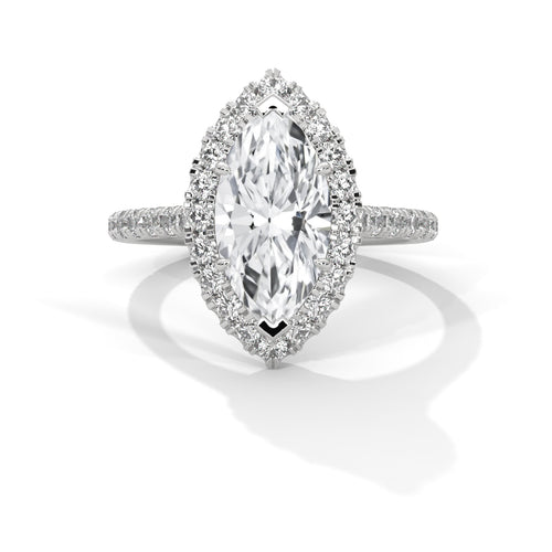 Load image 1 in gallery view. marquise-14k white gold|marquise-18k white gold|marquise-platinum