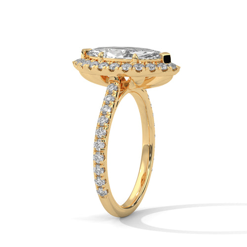 Load image 1 in gallery view. marquise-14k yellow gold|marquise-18k yellow gold