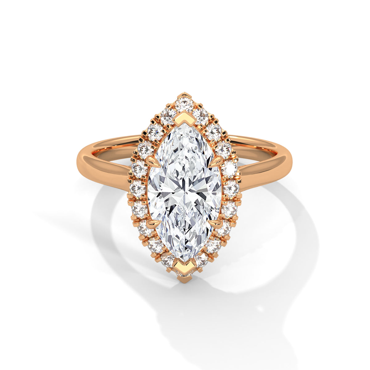 marquise-14k rose gold|marquise-18k rose gold