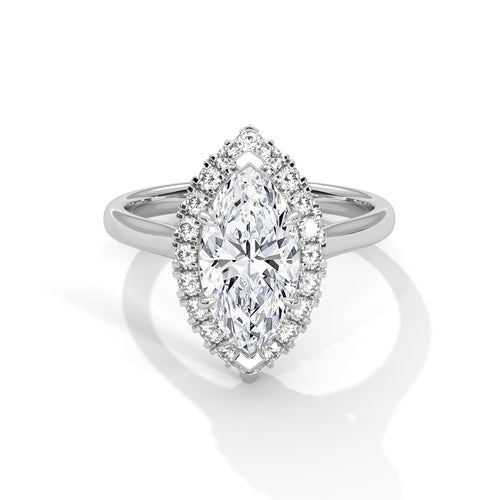 Load image 1 in gallery view. marquise-14k white gold|marquise-18k white gold|marquise-platinum