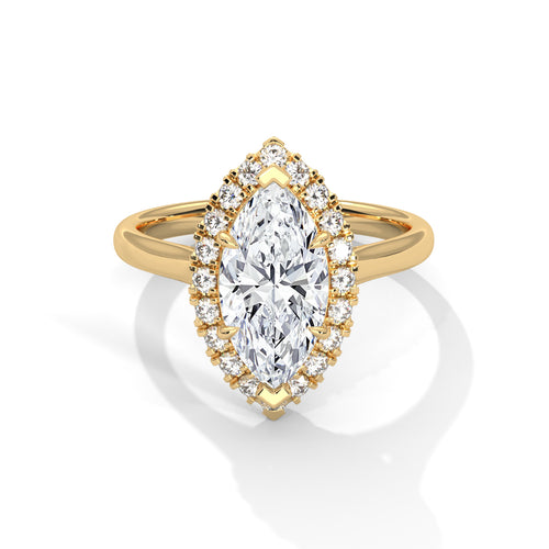 Load image 1 in gallery view. marquise-14k yellow gold|marquise-18k yellow gold