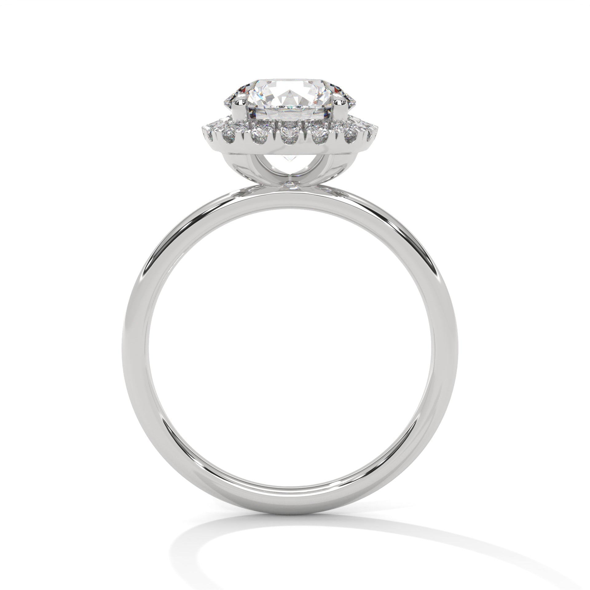 round-14k white gold|round-18k white gold|round-platinum