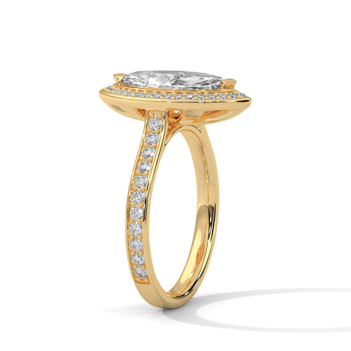 Load image 1 in gallery view. marquise-14k yellow gold|marquise-18k yellow gold