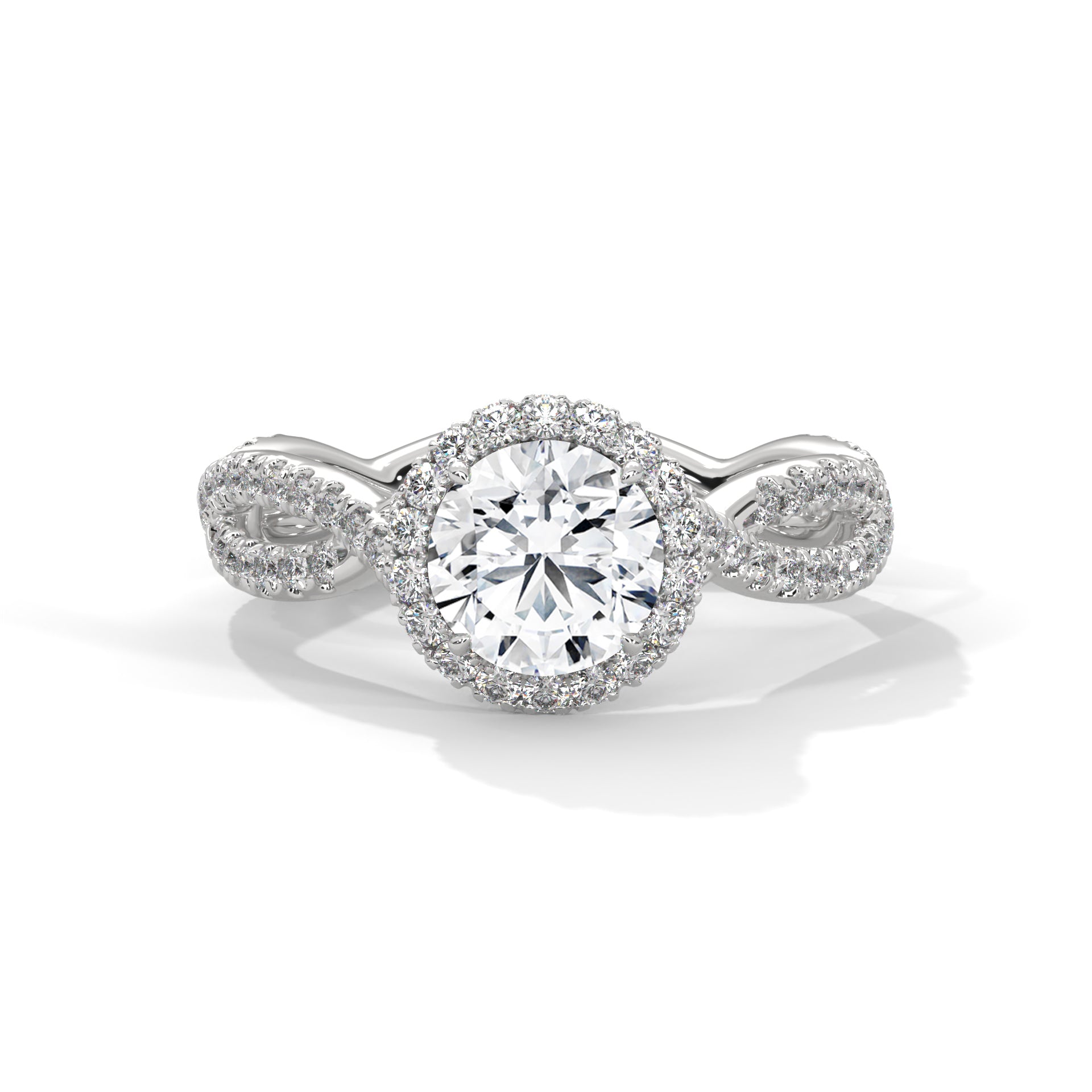 round-14k white gold|round-18k white gold|round-platinum