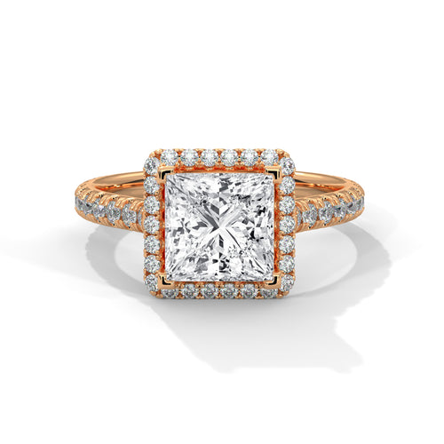 Load image 1 in gallery view. princess-14k rose gold|princess-18k rose gold