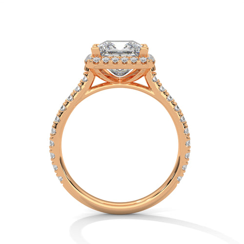 Load image 1 in gallery view. princess-14k rose gold|princess-18k rose gold