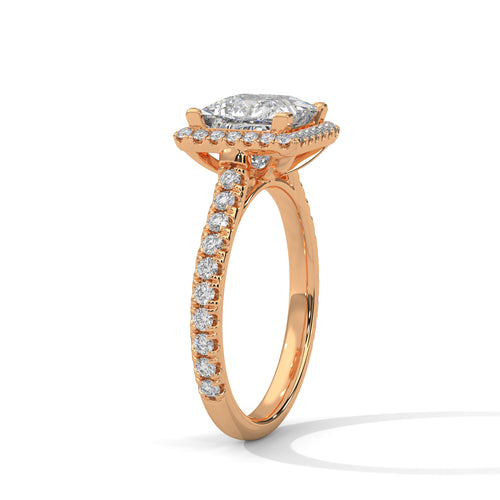 Load image 1 in gallery view. princess-14k rose gold|princess-18k rose gold