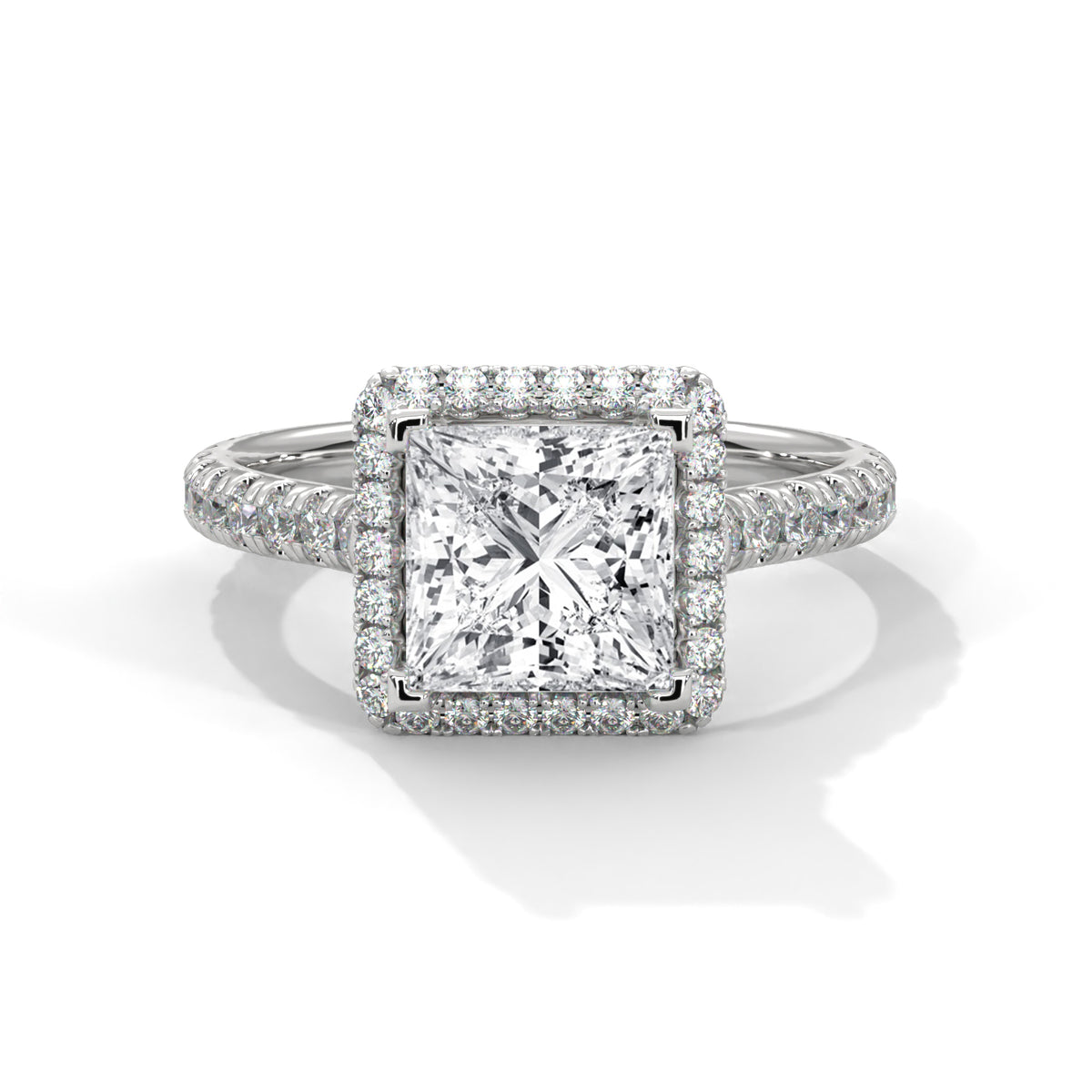 princess-14k white gold|princess-18k white gold|princess-platinum