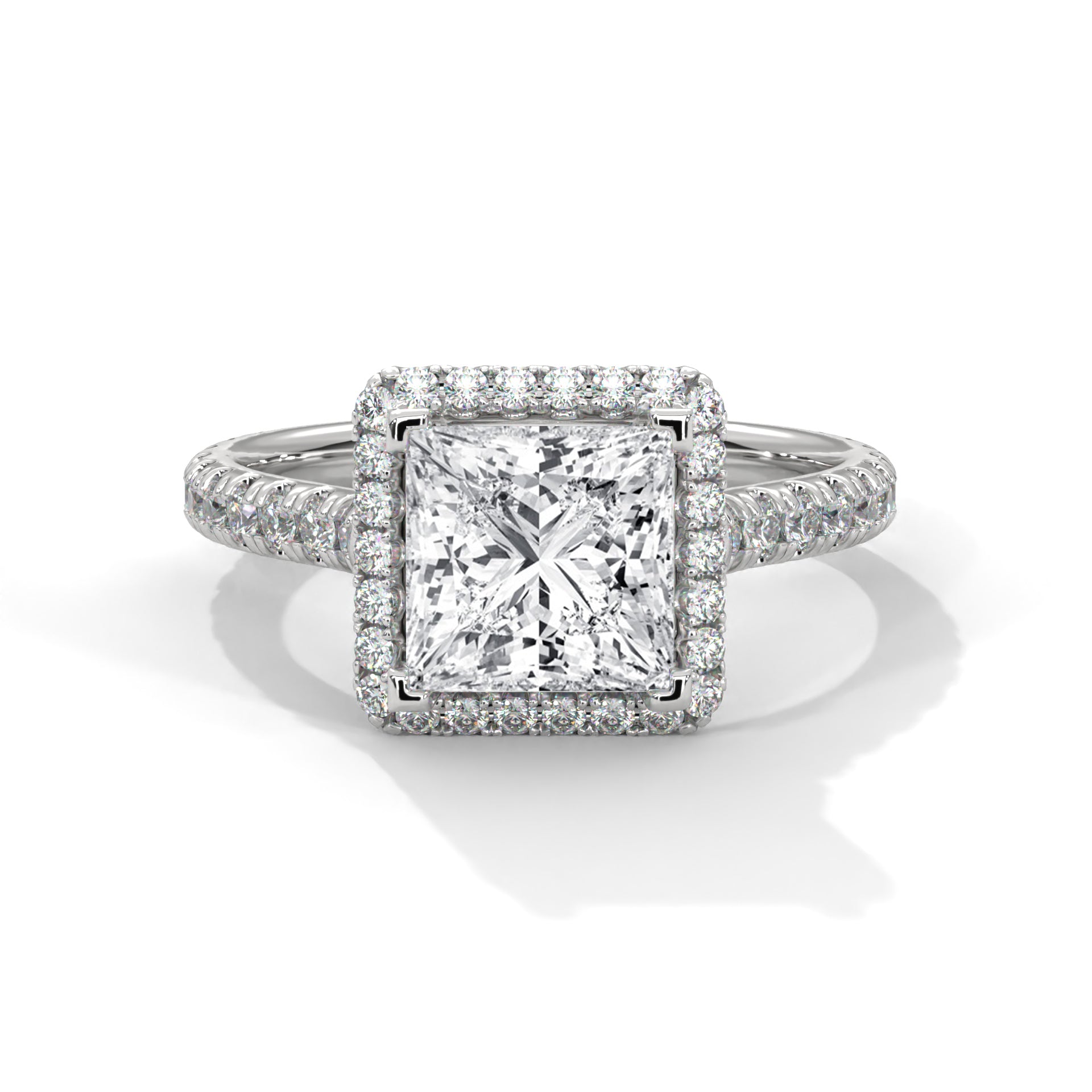 princess-14k white gold|princess-18k white gold|princess-platinum