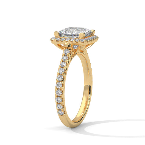 Load image 1 in gallery view. princess-14k yellow gold|princess-18k yellow gold