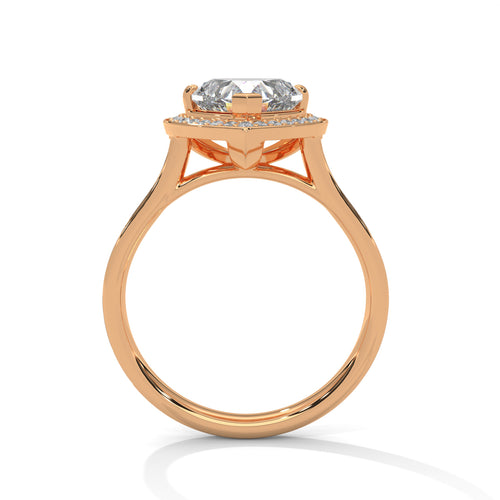 Load image 1 in gallery view. heart-14k rose gold|heart-18k rose gold