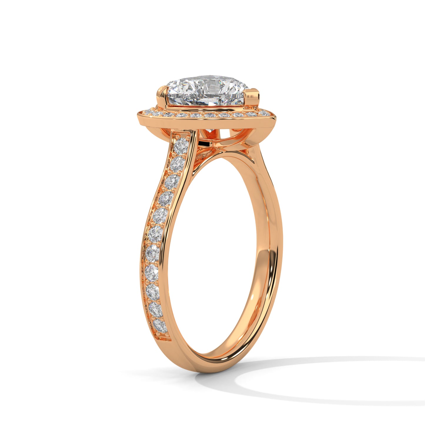 heart-14k rose gold|heart-18k rose gold