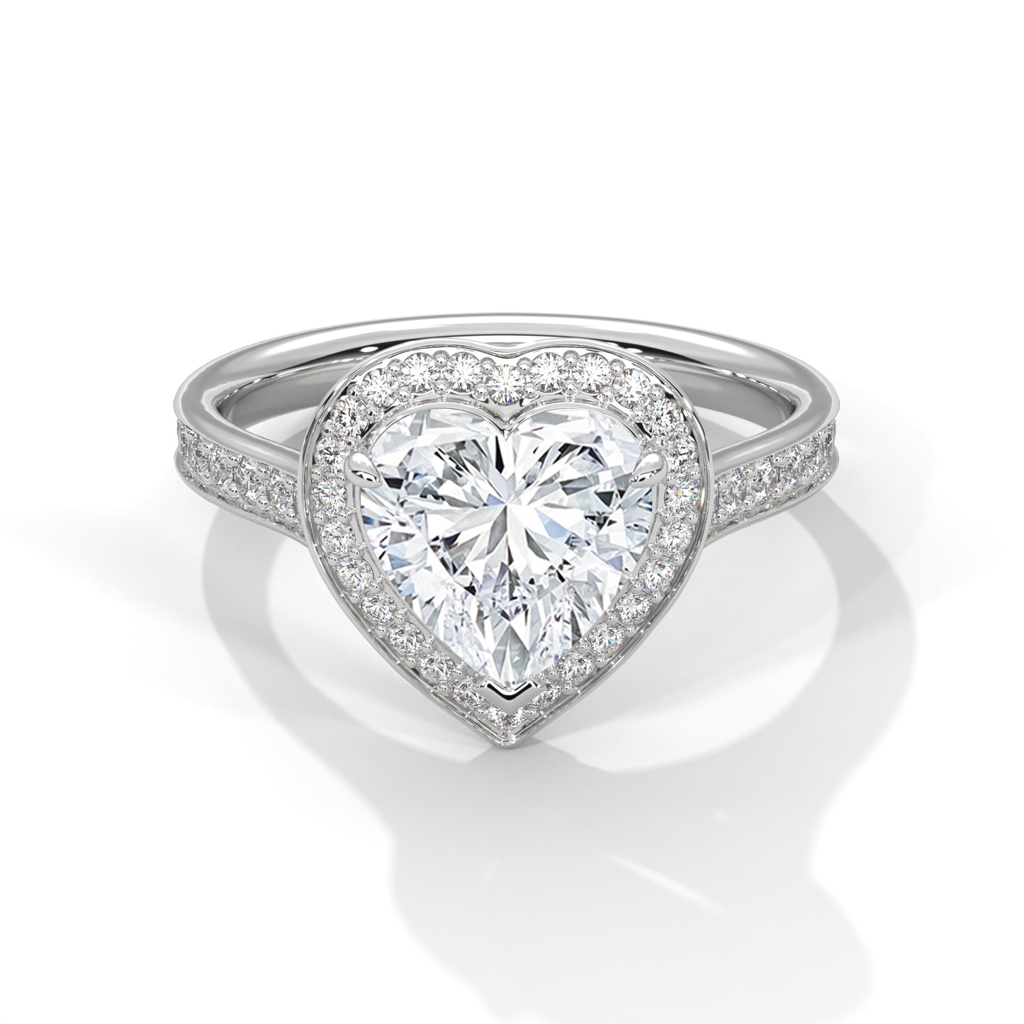 heart-14k white gold|heart-18k white gold|heart-platinum