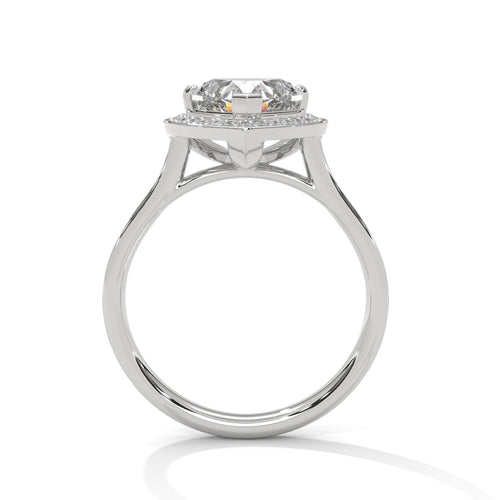Load image 1 in gallery view. heart-14k white gold|heart-18k white gold|heart-platinum