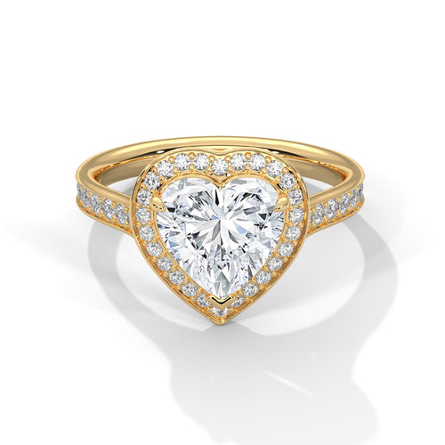 Load image 1 in gallery view. heart-14k yellow gold|heart-18k yellow gold