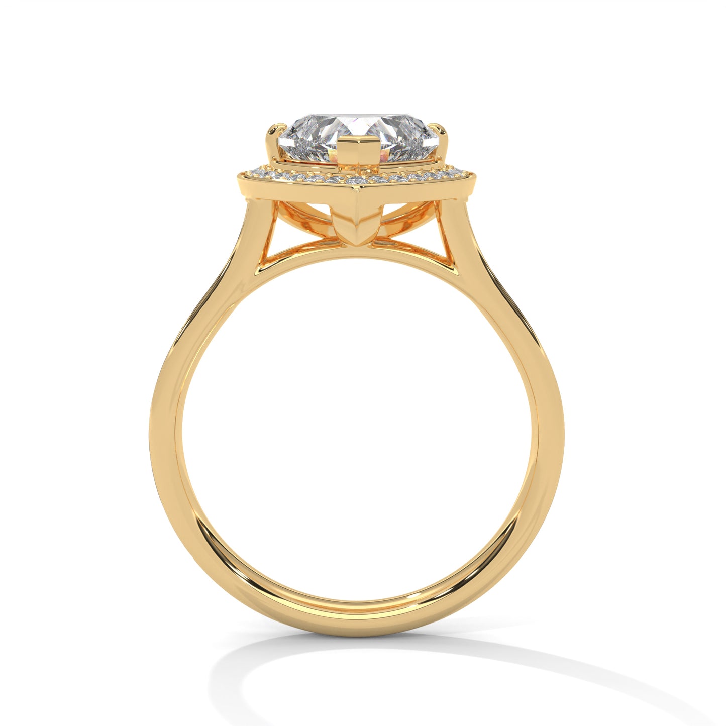 heart-14k yellow gold|heart-18k yellow gold