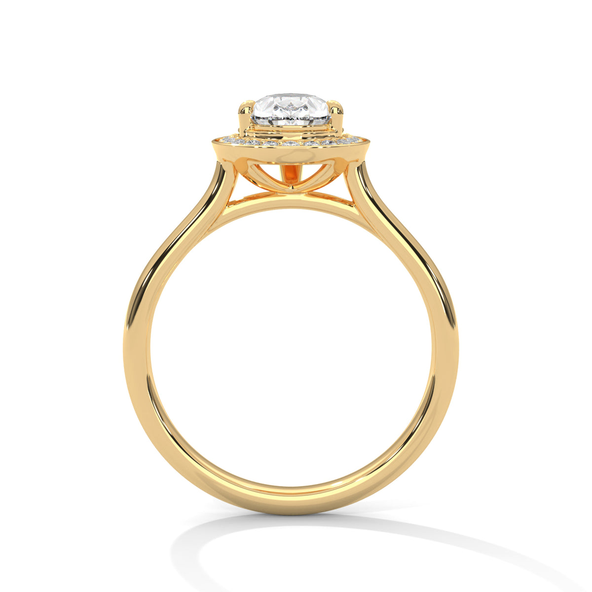 pear-14k yellow gold|pear-18k yellow gold