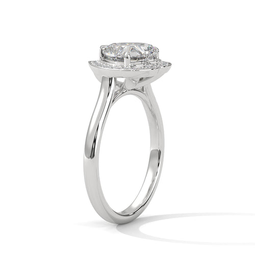 Load image 1 in gallery view. heart-14k white gold|heart-18k white gold|heart-platinum