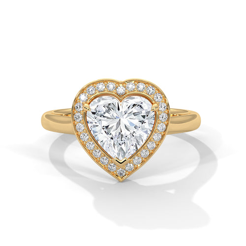 Load image 1 in gallery view. heart-14k yellow gold|heart-18k yellow gold