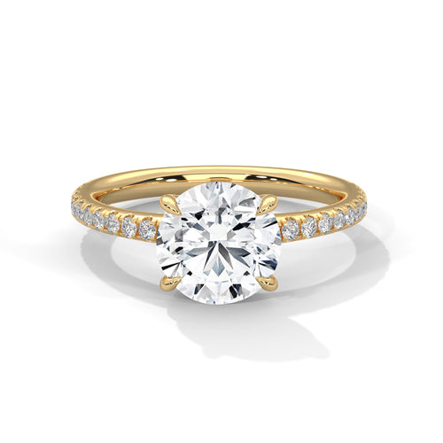Load image 1 in gallery view. round-14k yellow gold|round-18k yellow gold