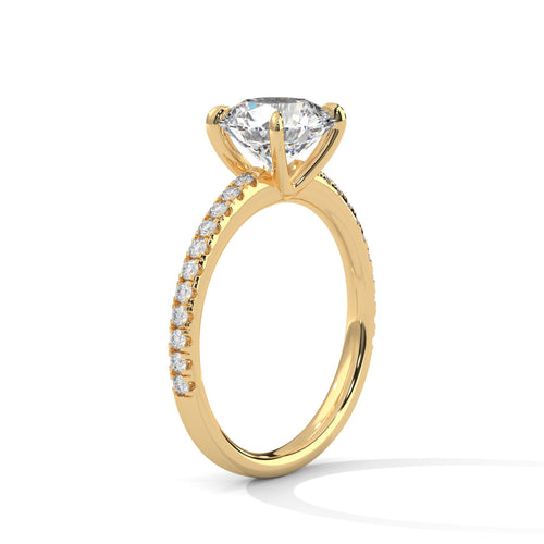 Load image 1 in gallery view. round-14k yellow gold|round-18k yellow gold