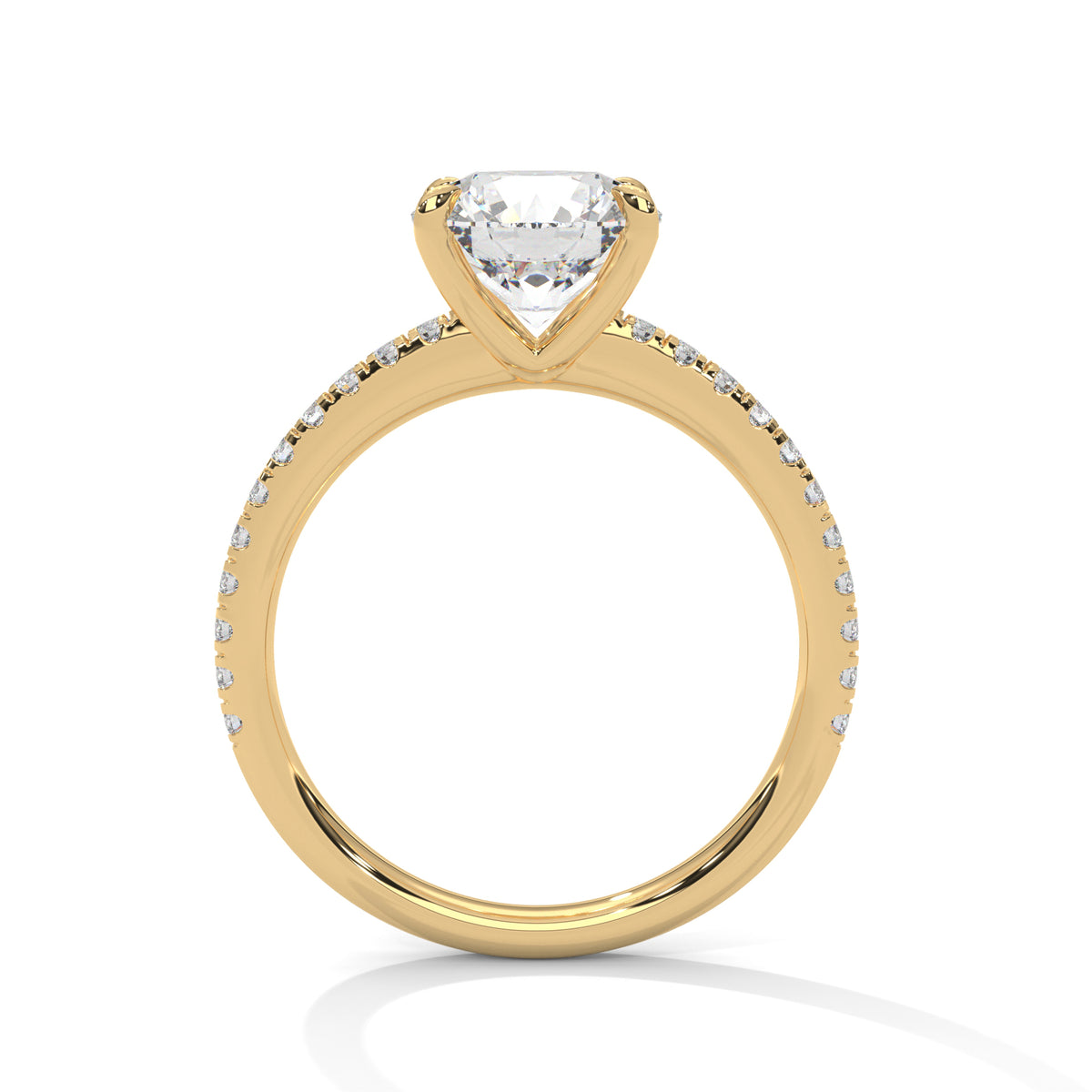 round-14k yellow gold|round-18k yellow gold
