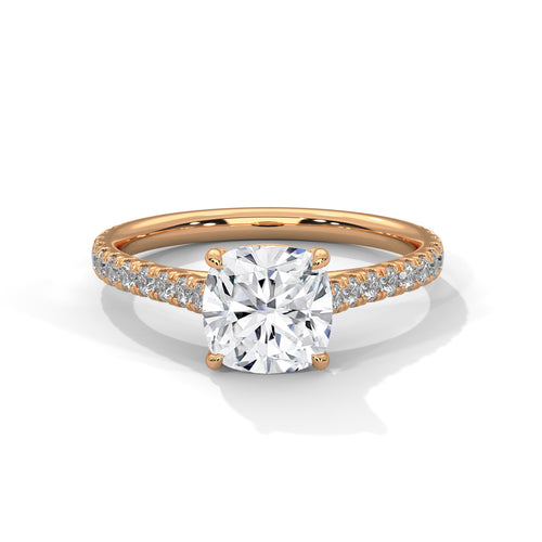 Load image 1 in gallery view. cushion-14k rose gold|cushion-18k rose gold