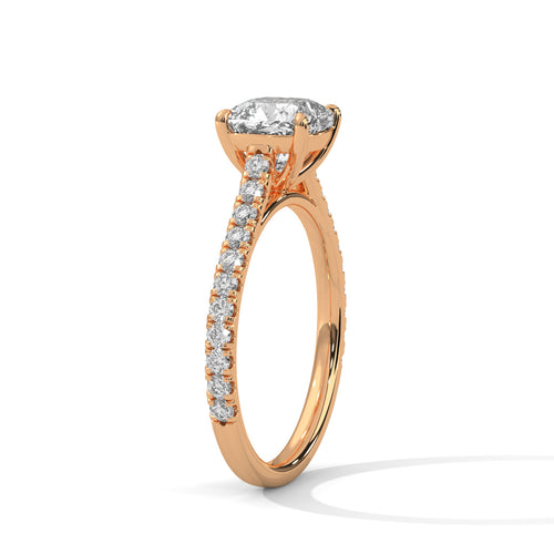 Load image 1 in gallery view. cushion-14k rose gold|cushion-18k rose gold