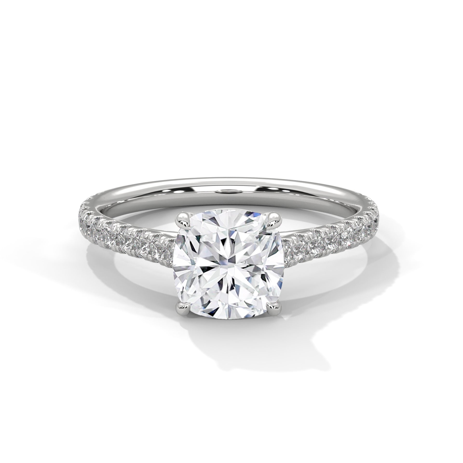 cushion-14k white gold|cushion-18k white gold|cushion-platinum