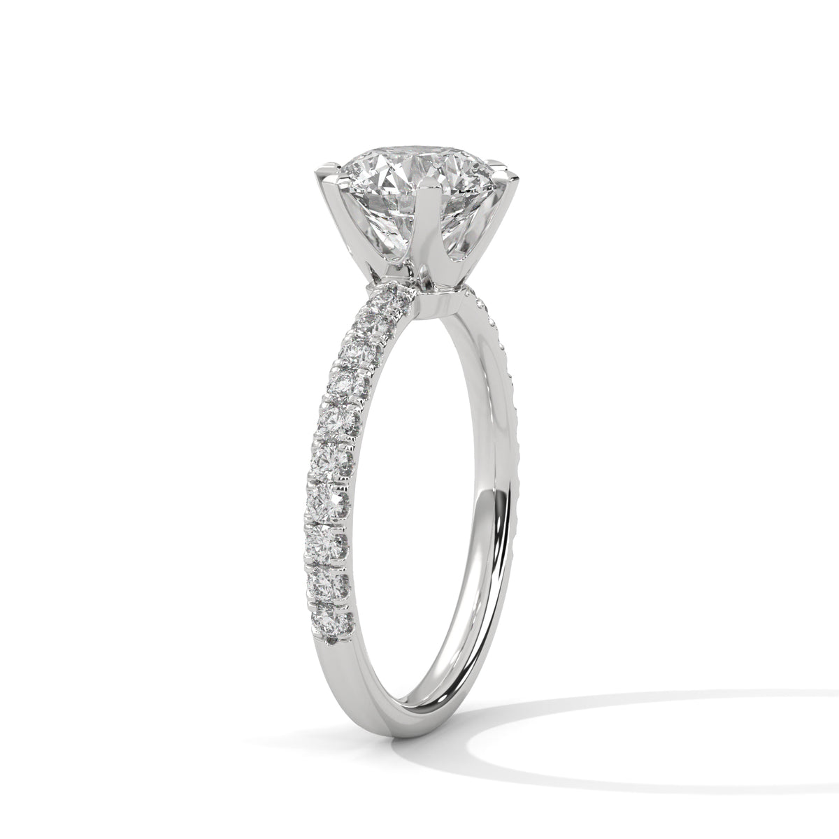 round-14k white gold|round-18k white gold|round-platinum