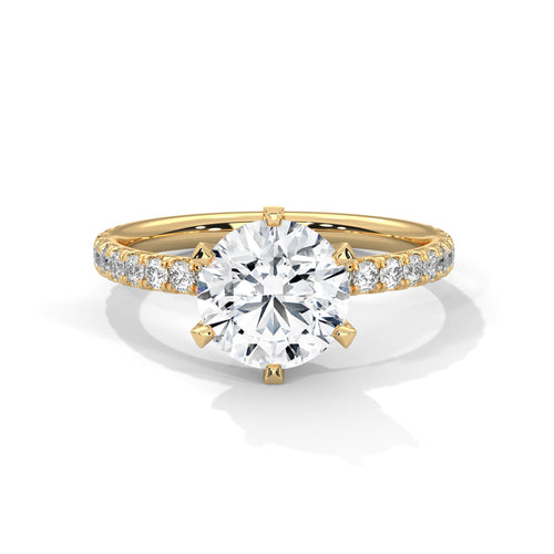 Load image 1 in gallery view. round-14k yellow gold|round-18k yellow gold