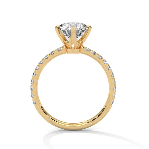 Load image 1 in gallery view. round-14k yellow gold|round-18k yellow gold