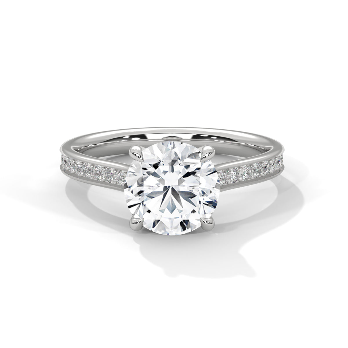 round-14k white gold|round-18k white gold|round-platinum