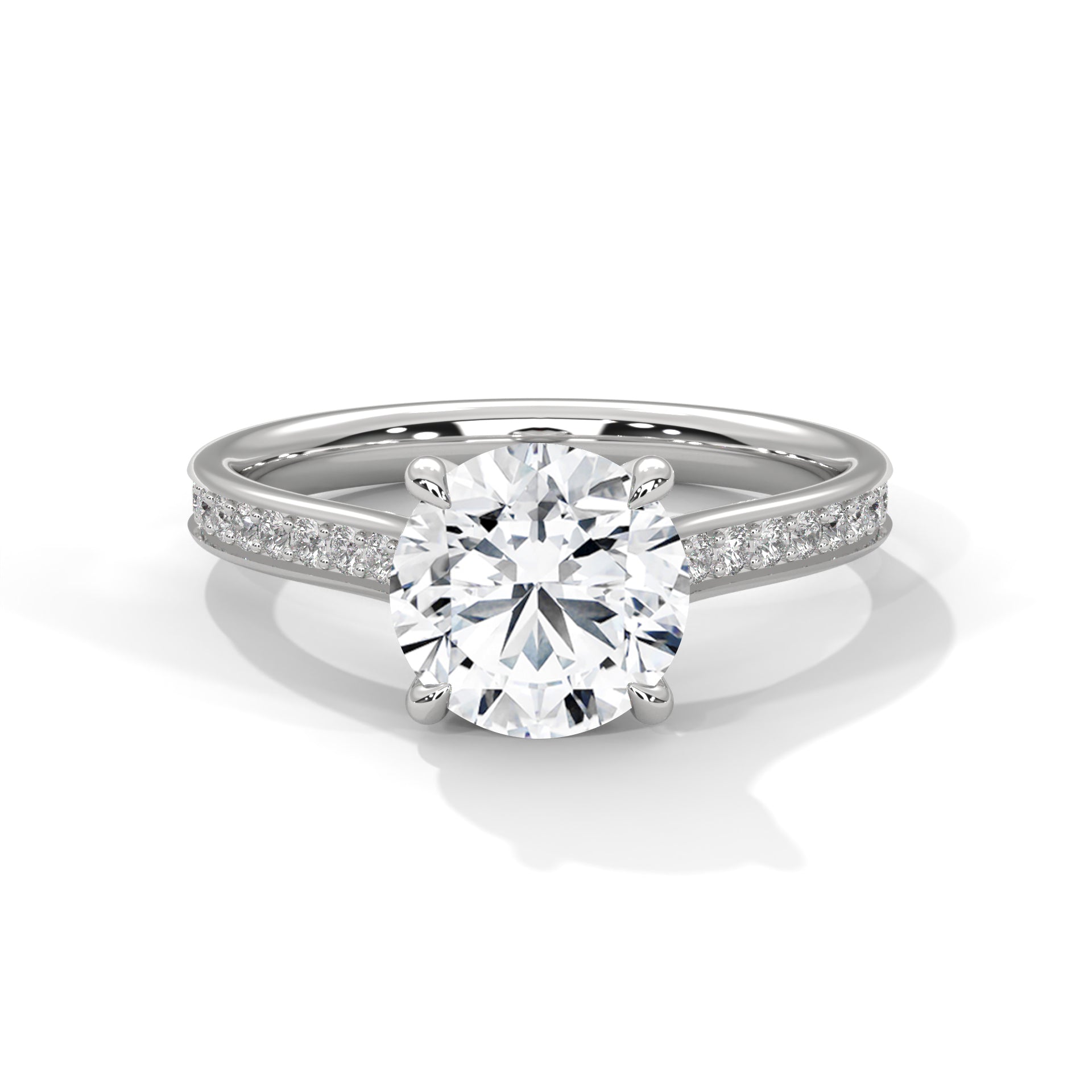 round-14k white gold|round-18k white gold|round-platinum