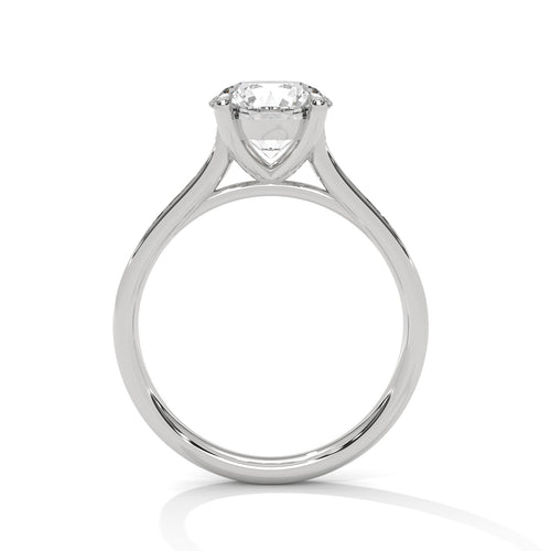 Load image 1 in gallery view. round-14k white gold|round-18k white gold|round-platinum