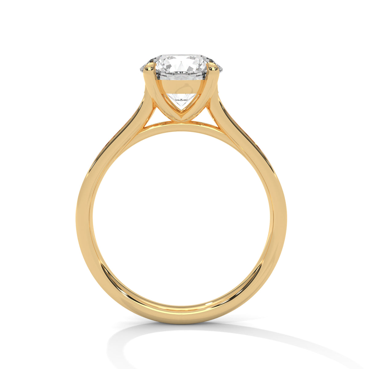 round-14k yellow gold|round-18k yellow gold